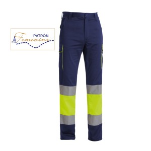 CALÇAS ELÁSTICAS DE ALTA VISIBILIDADE PARA MULHER - CLASSE 1