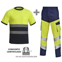 CAMISETA MANGA CORTA + PANTALON STRETCH