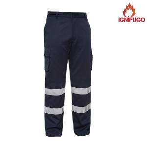 SARECO ADEEPI CALÇAS DE PROTECÇÃO DE VISIBILIDADE RETARDANTE DE FOGO (ALGODÃO)