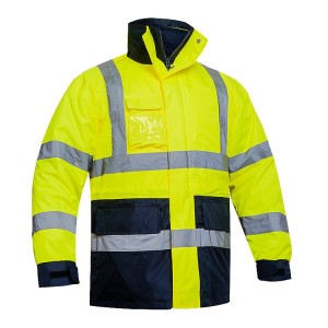PARKA COMBINADA 4 EM 1 DE ALTA VISIBILIDADE DA ADEEPI - CLASSE 3