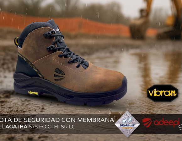 BOTA DE SEGURIDAD CON MEMBRANA AGATHA S7S FO CI HI SR LG HRO