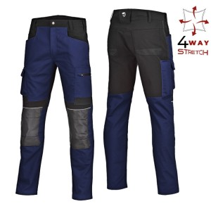CALÇAS DE TRABALHO POLIAMIDA/LONA 4 WAY STRETCH ADEEPI